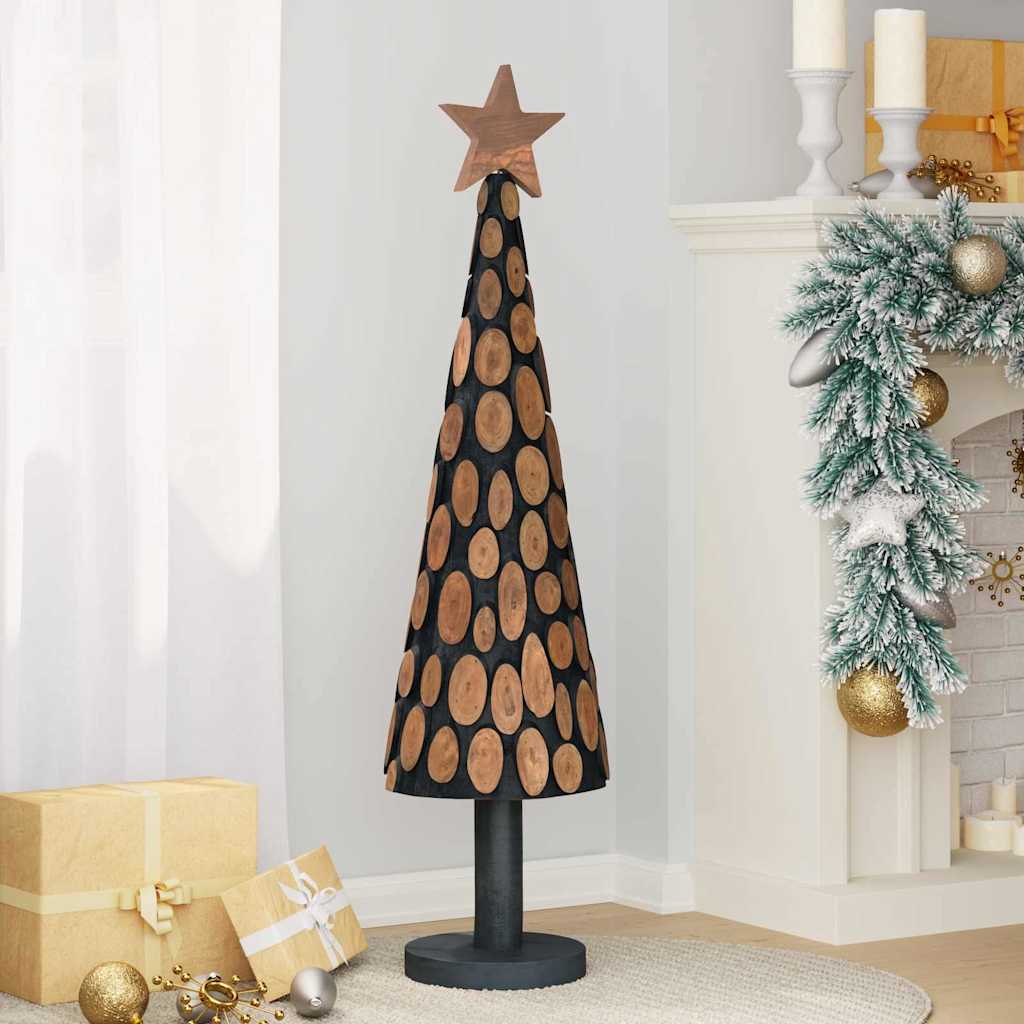 Juletre med stativ Brun 120 cm Heltre teak