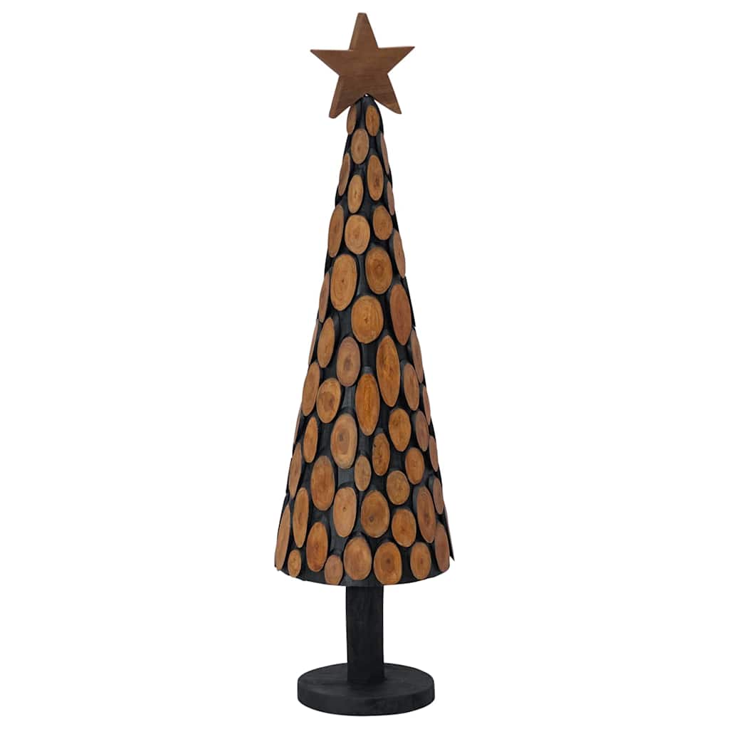 Juletre med stativ Brun 120 cm Heltre teak