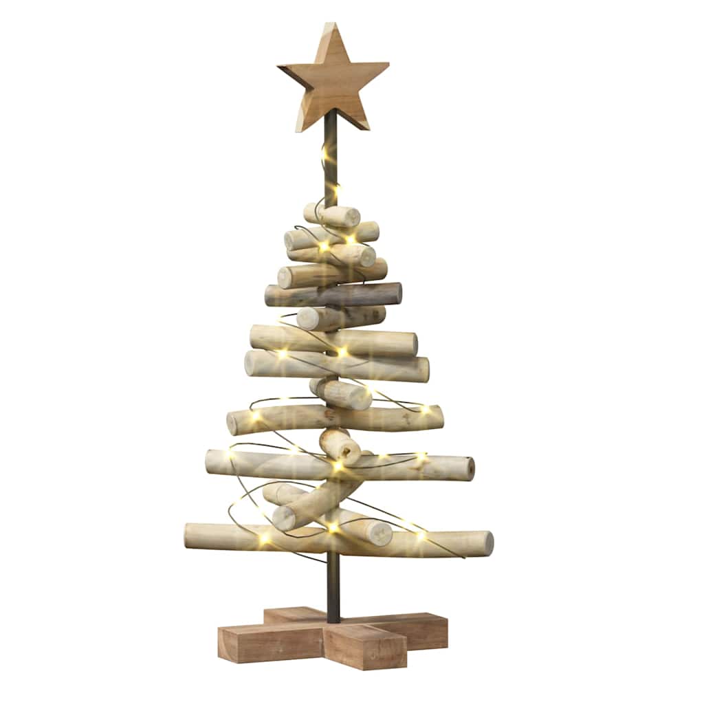 Juletre med stativ Brun 60 cm Heltre teak