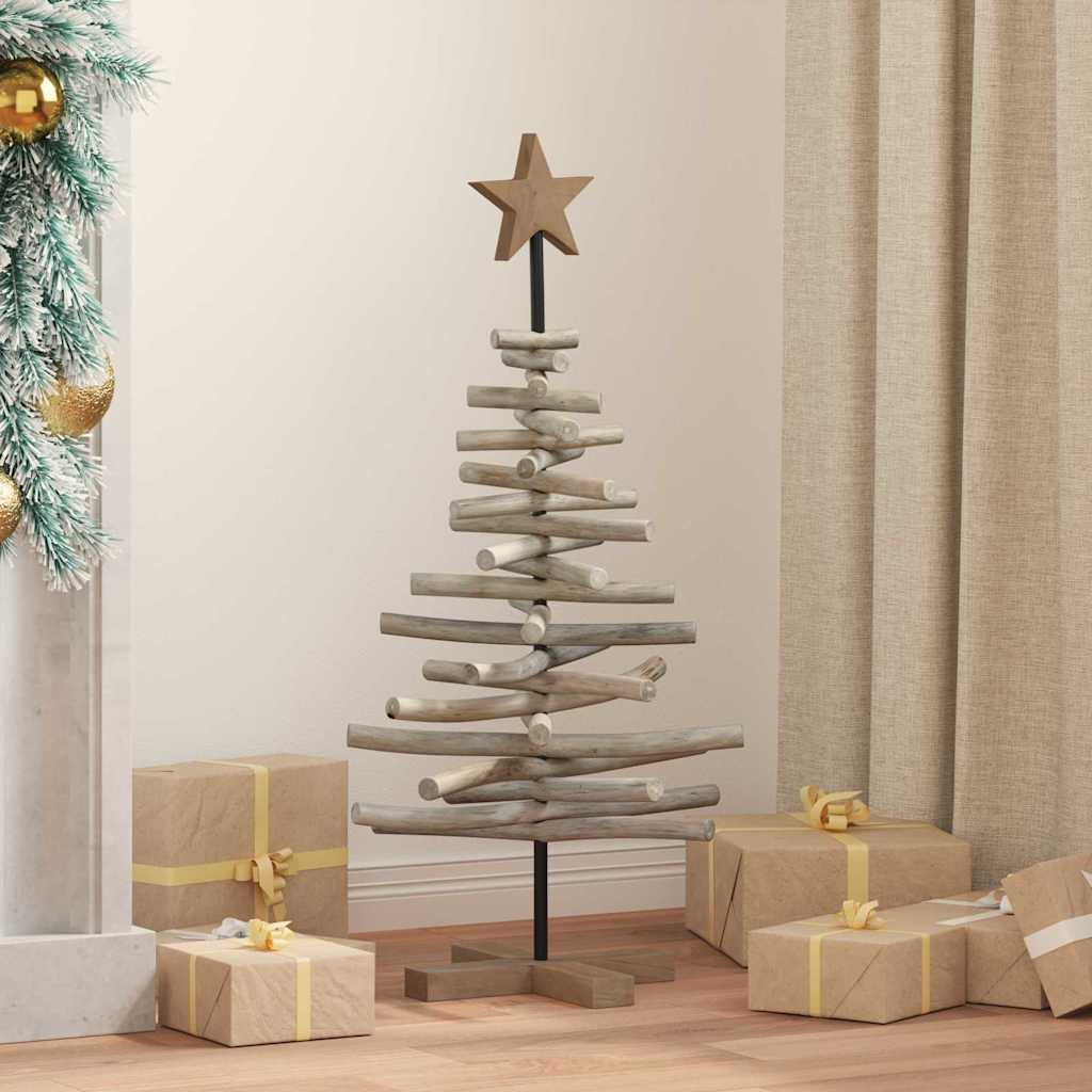 Juletre med stativ Brun 90 cm Heltre teak