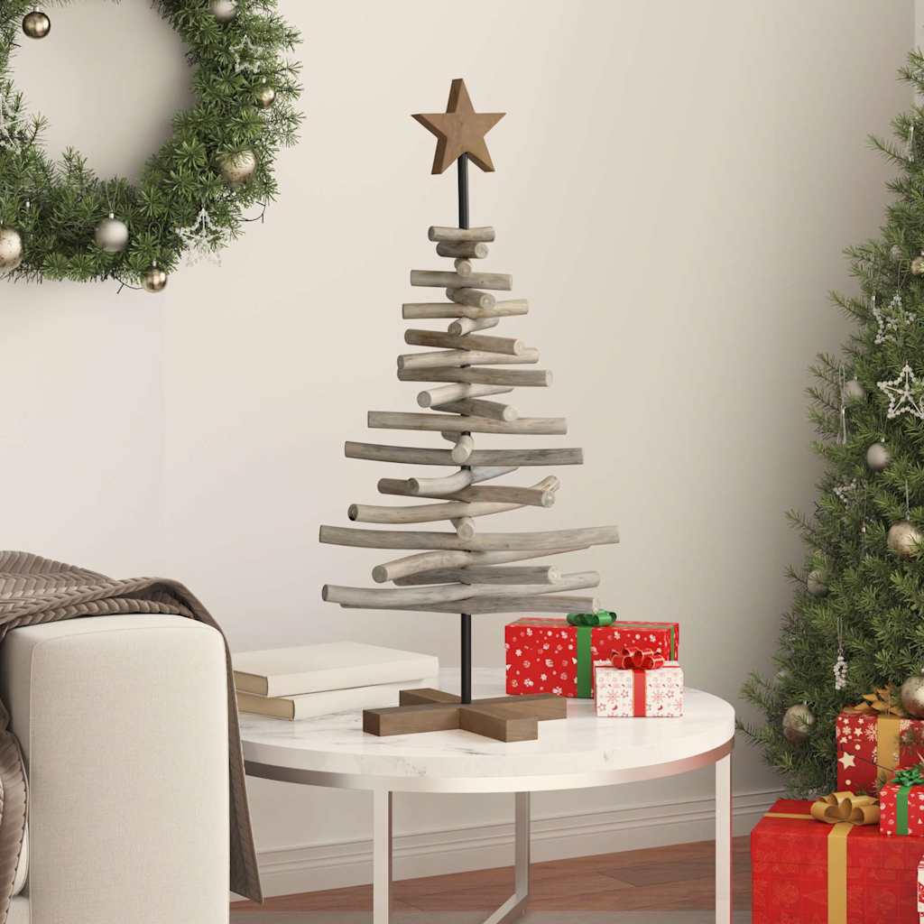 Juletre med stativ Brun 90 cm Heltre teak