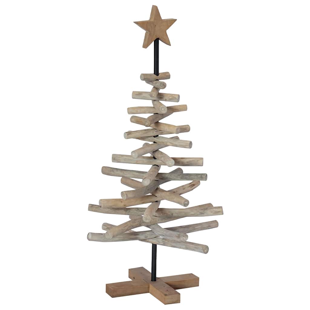 Juletre med stativ Brun 90 cm Heltre teak