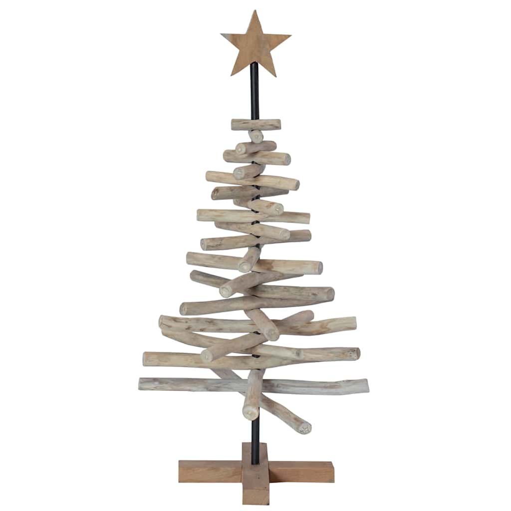 Juletre med stativ Brun 90 cm Heltre teak