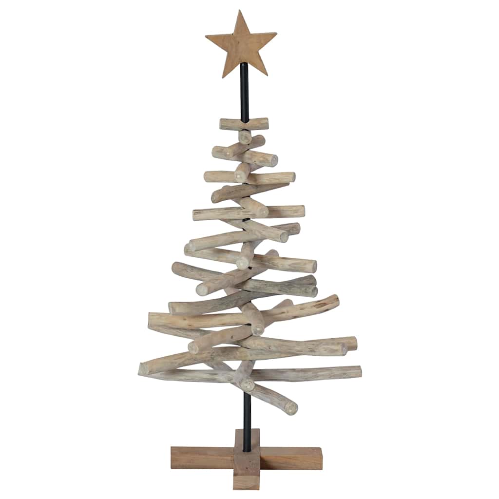 Juletre med stativ Brun 90 cm Heltre teak