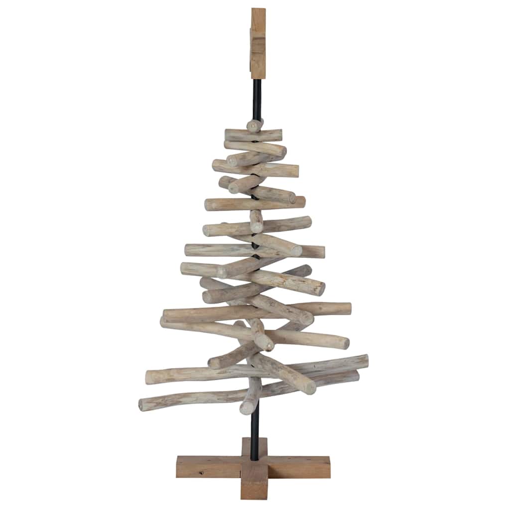 Juletre med stativ Brun 90 cm Heltre teak