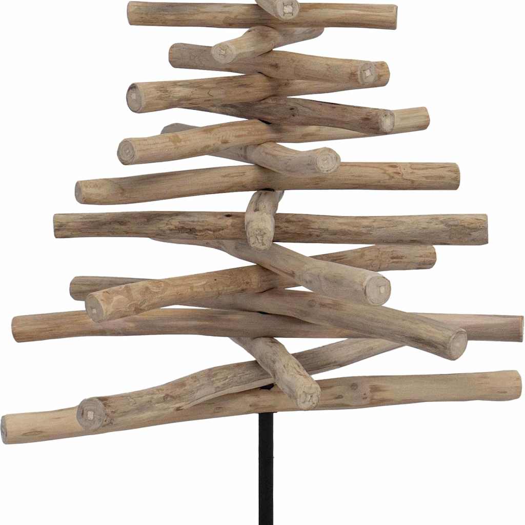 Juletre med stativ Brun 120 cm Heltre teak