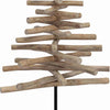 Juletre med stativ Brun 120 cm Heltre teak