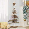 Juletre med stativ Brun 120 cm Heltre teak
