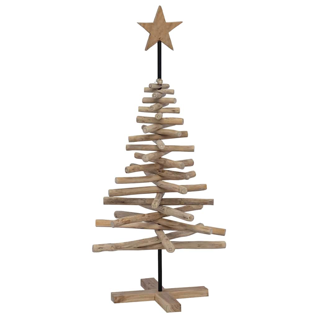 Juletre med stativ Brun 120 cm Heltre teak