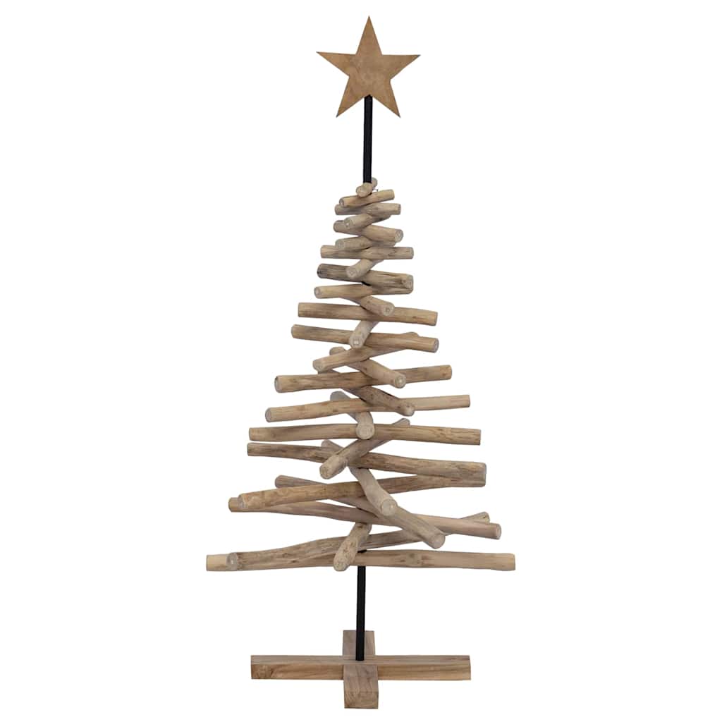 Juletre med stativ Brun 120 cm Heltre teak