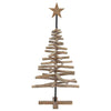 Juletre med stativ Brun 120 cm Heltre teak