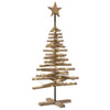 Juletre med stativ Brun 120 cm Heltre teak