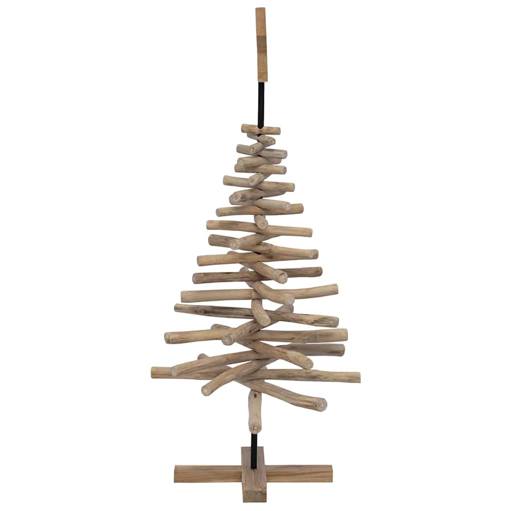 Juletre med stativ Brun 120 cm Heltre teak