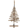 Juletre med stativ Brun 120 cm Heltre teak