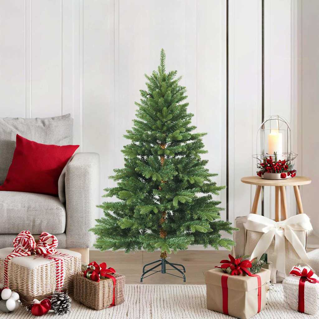 Kunstig sammensatt juletre grønn 120 cm PVC, PE og stål