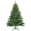 Kunstig sammensatt juletre grønn 120 cm PVC, PE og stål