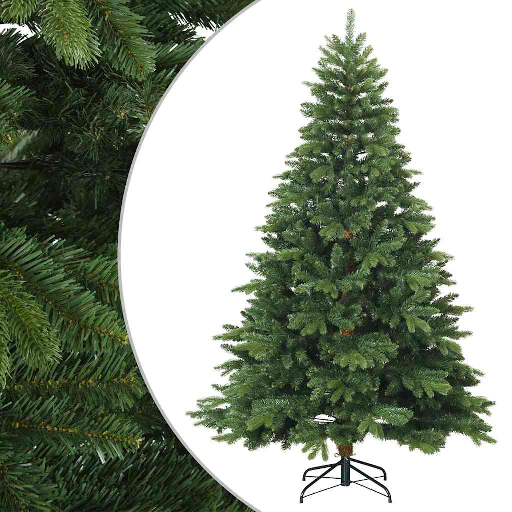 Kunstig sammensatt juletre grønn 180 cm PVC, PE og stål