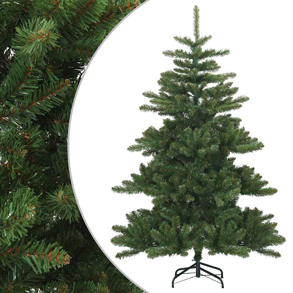 Kunstig sammensatt juletre med stativ grønn 150 cm PVC, stål