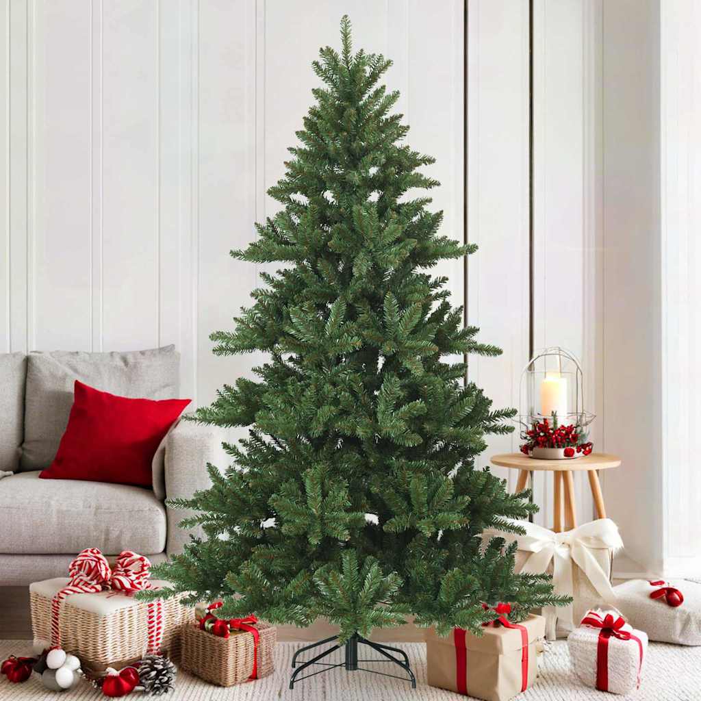 Kunstig sammensatt juletre med stativ grønn 180 cm PVC, stål