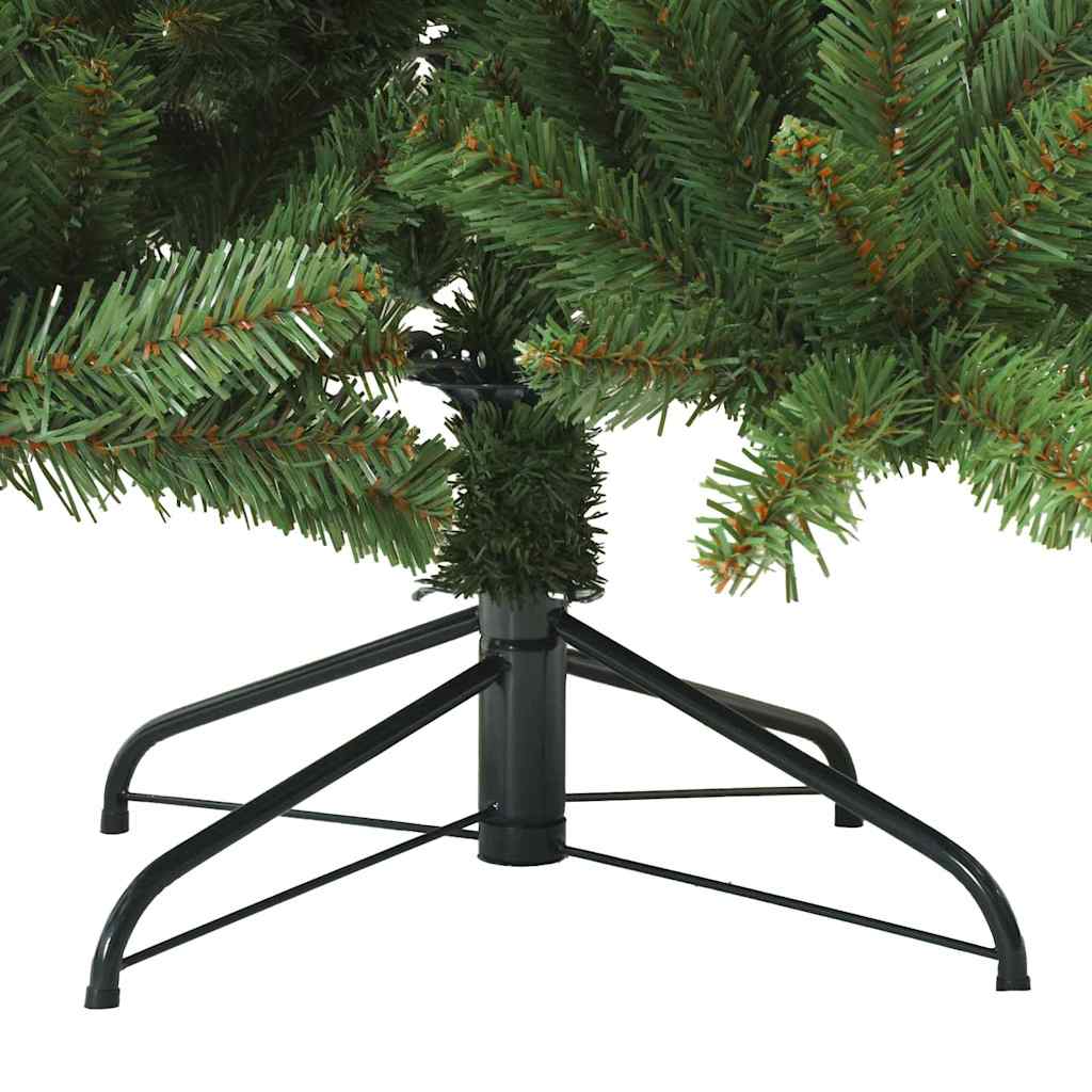 Kunstig sammensatt juletre med stativ grønn 210 cm PVC, stål