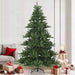Kunstig sammensatt juletre med stativ grønn 210 cm PVC, stål
