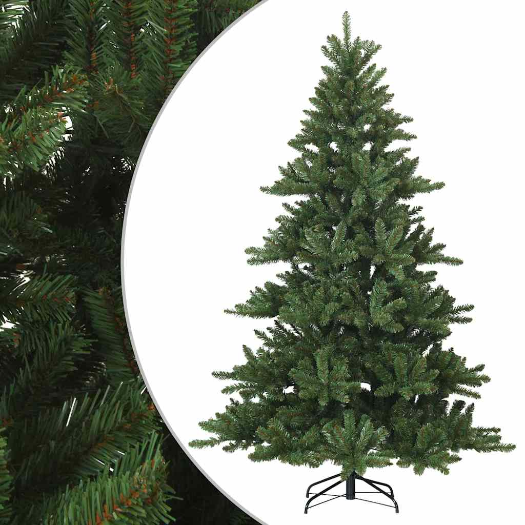 Kunstig sammensatt juletre med stativ grønn 210 cm PVC, stål