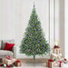 Kunstig Forhåndsopplyst Juletre med 300 LED grønn 240 cm PVC