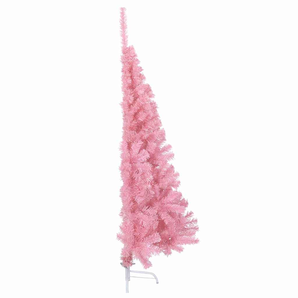Kunstig Forhåndsopplyst Juletre med 150 LED Rosa 150 cm PVC
