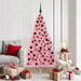 Kunstig Forhåndsopplyst Juletre med 300 LED Rosa 180 cm PVC