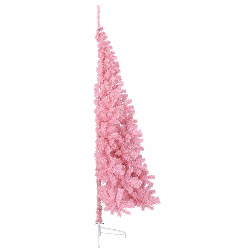 Kunstig Forhåndsopplyst Juletre med 300 LED Rosa 240 cm PVC