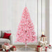 Kunstig Forhåndsopplyst Juletre med 300 LED Rosa 240 cm PVC