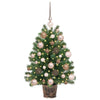 Kunstig juletre med 150 LED med stativ grønn 65 cm PE og PVC