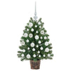Kunstig juletre med 150 LED med stativ grønn 75 cm PE og PVC