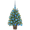 Kunstig juletre med 150 LED med stativ grønn 75 cm PE og PVC