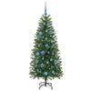 Kunstig juletre med 150 LED med stativ grønn 150 cm PE og PVC