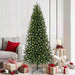 Kunstig juletre med 300 LED med stativ grønn 180 cm PE og PVC
