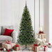 Kunstig juletre med 300 LED med stativ grønn 180 cm PE og PVC