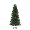 Kunstig juletre med 300 LED med stativ grønn 210 cm PE og PVC