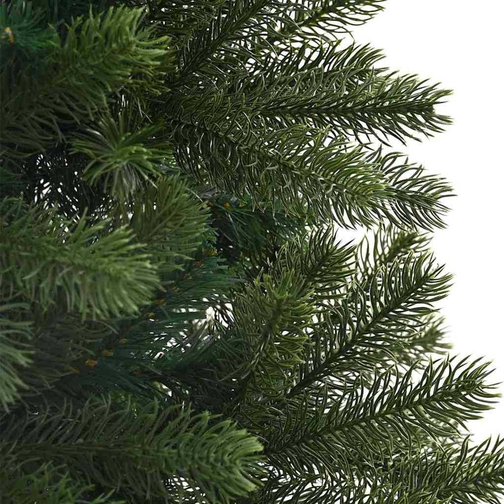 Kunstig juletre med 300 LED med stativ grønn 240 cm PE og PVC