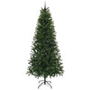 Kunstig juletre med 300 LED med stativ grønn 240 cm PE og PVC