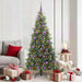 Kunstig sammensatt juletre med 300 LED grønn 180 cm PE og PVC
