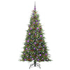 Kunstig sammensatt juletre med 300 LED grønn 180 cm PE og PVC
