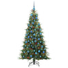 Kunstig sammensatt juletre med 300 LED grønn 180 cm PE og PVC