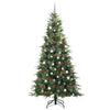 Kunstig sammensatt juletre med 300 LED grønn 240 cm PE og PVC