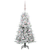 Kunstig sammensatt juletre med 150 LED grønn 120 cm PE og PVC