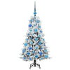 Kunstig sammensatt juletre med 150 LED grønn 120 cm PE og PVC