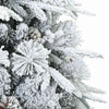 Kunstig sammensatt juletre med 150 LED grønn 150 cm PE og PVC
