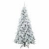 Kunstig sammensatt juletre med 300 LED grønn 180 cm PE og PVC