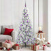 Kunstig sammensatt juletre med 300 LED Hvit 180 cm PE og PVC