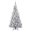 Kunstig sammensatt juletre med 300 LED grønn 180 cm PE og PVC